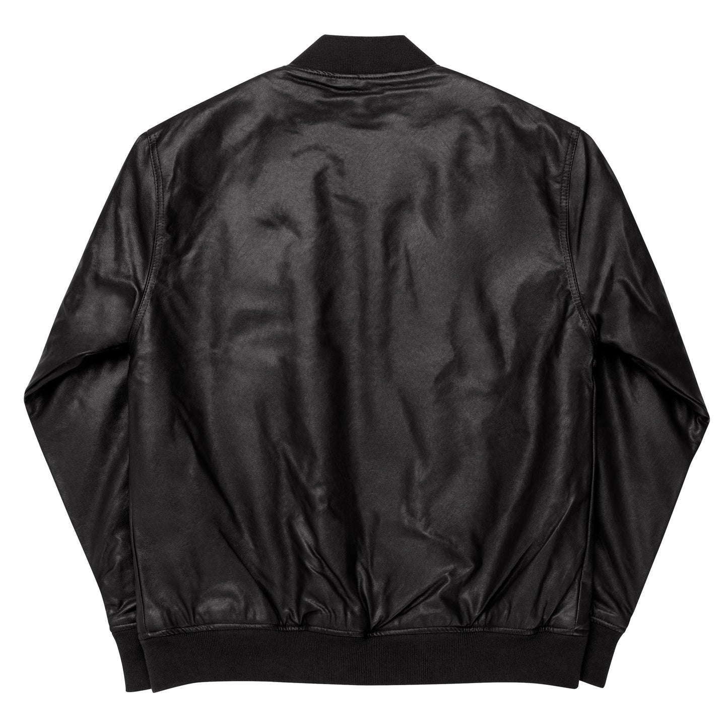 Follow The Heart Leather Bomber Jacket