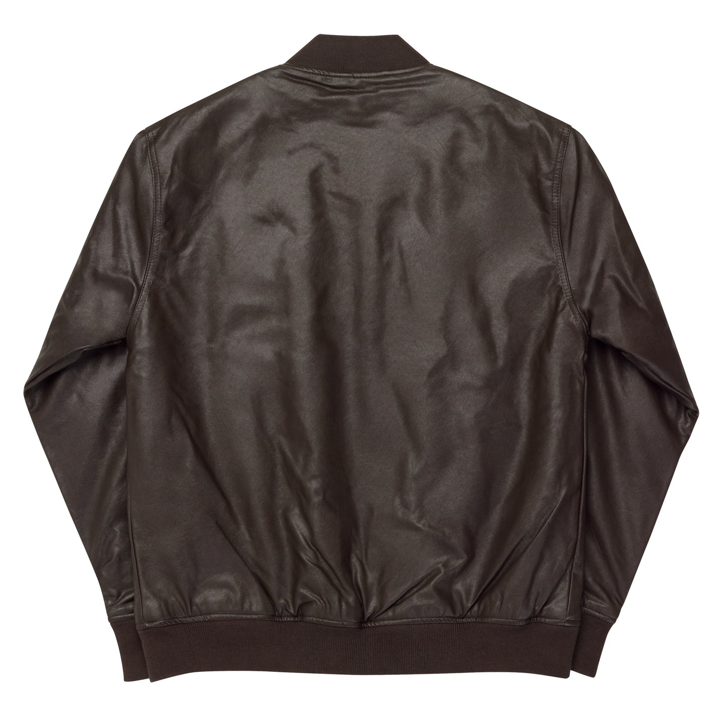 Follow The Heart Leather Bomber Jacket